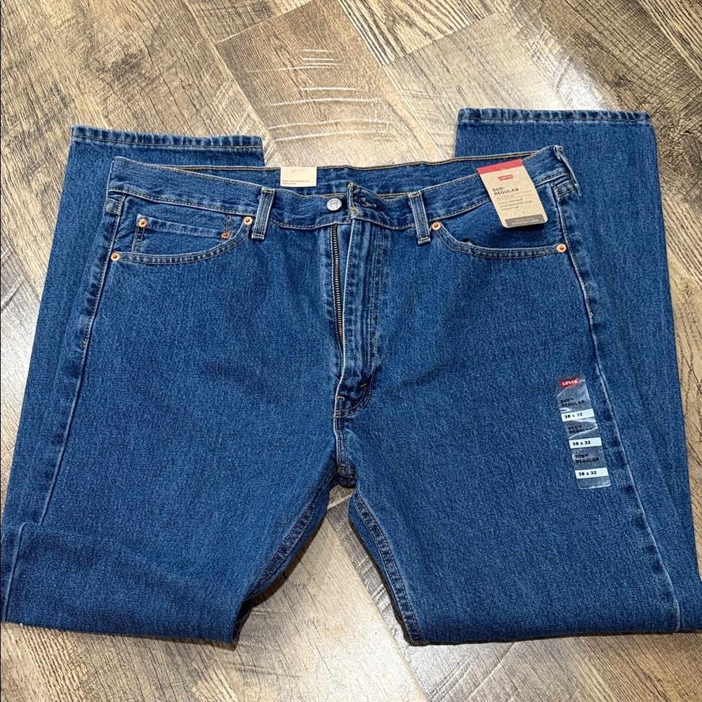 Levi's Blue Straight Jeans Classic Denim Style